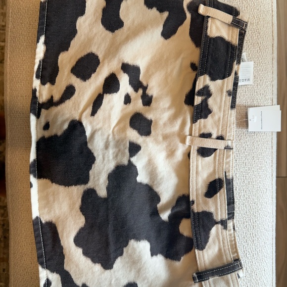 Abercrombie Cow Print Skirt size 26 - Picture 3 of 9